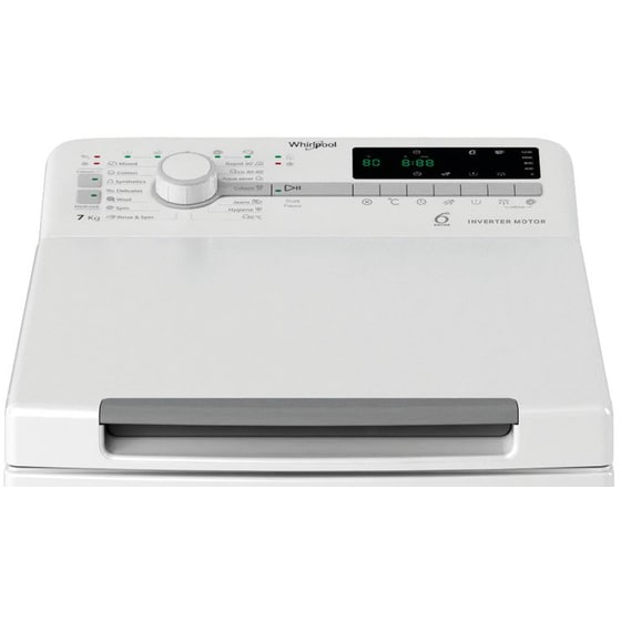 WHIRLPOOL TDLR 7250SS EU/N 7 kg 1.200 Στροφές Λευκό Πλυντήριο Ρούχων image 8