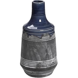 Διακοσμητικό Βάζο Espiel Κεραμικό 13x25cm - Μπλε/Γκρι