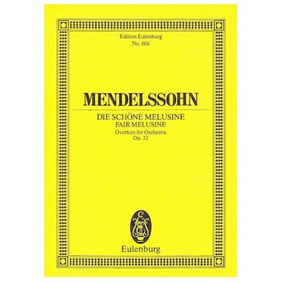 Mendelssohn - Fair Melusine Overture Op.32 [pocket Score] image 1