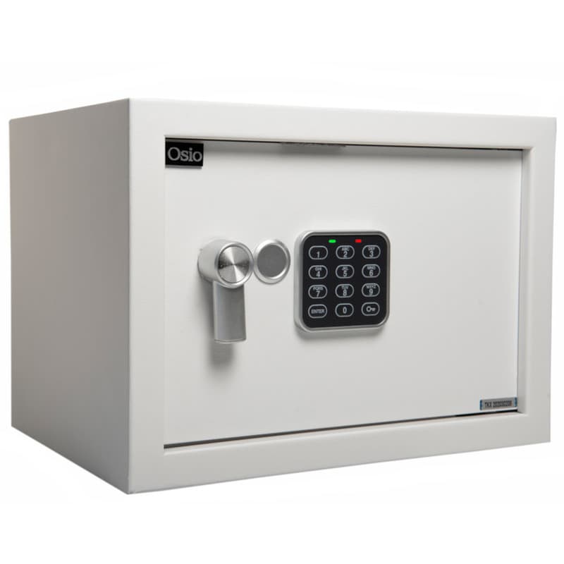 Χρηματοκιβώτιο Osio OSB-2535WH με Ηλεκτρονική Κλειδαριά 35x25x25 cm – Λευκό