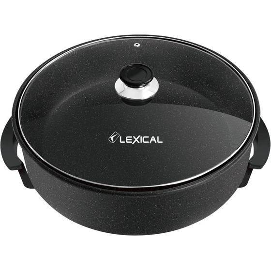 Τεπανιάκι LEXICAL LPM-2662-2 1500 W Μαύρο image 0