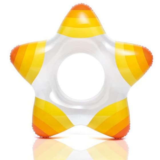 Παιδικό Σωσίβιο Intex Αστέρι 74 cm - Πορτοκαλί/Πράσινο/Ροζ image 3