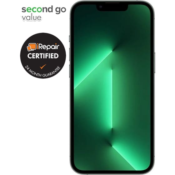Μεταχειρισμένο Apple iPhone 13 Pro 256GB Apine Green second go value Certified by iRepair image 2