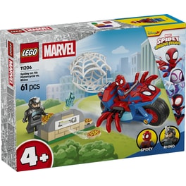 LEGO® Marvel Spidey on his Motorcycle vs. Rhino (11206)