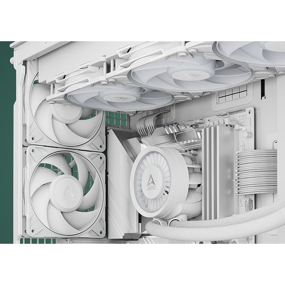 Case Fan Arctic P12 Pro PST 12 120mm Χωρίς Led Φωτισμό - Λευκό image 2