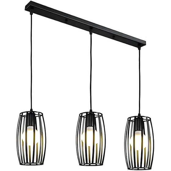 Κρεμαστό Φωτιστικό Οροφής Σε Μαύρο Χρώμα R50 image 0