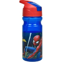 Παγούρι Gim Πλαστικό 500ml Flip Spiderman Blue Net