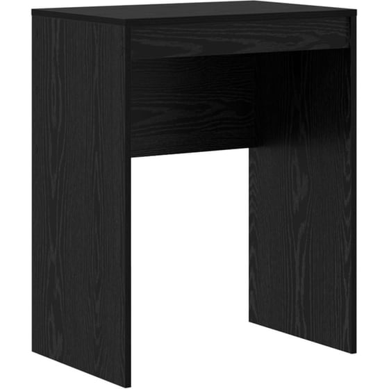 Γραφείο VidaXL 105,5x34x127 cm - Μαύρη Οξιά (2 τεμ.) image 3