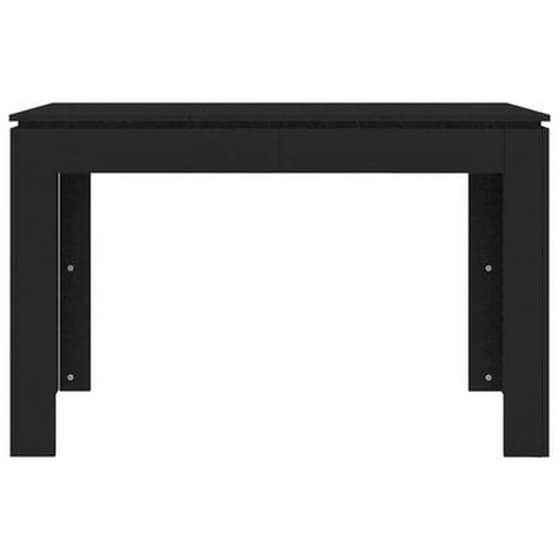 Τραπεζαρία Vidaxl Από Μοριοσανίδα 120x60x76 cm - Μαύρο image 1