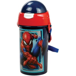 Παγούρι&nbsp;Gim&nbsp;Πλαστικό&nbsp;με Καλαμάκι&nbsp;Spiderman&nbsp;500ml