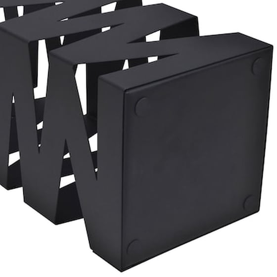 Ομπρελοθήκη VidaXL Ατσάλινη 15.5x15.5x48.5 cm - Μαύρo image 3