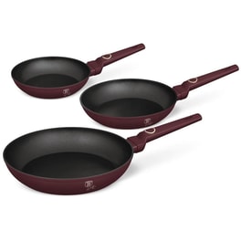 Σετ Τηγάνια BERLINGER HAUS BH-8048 3 τμχ Μπορντό