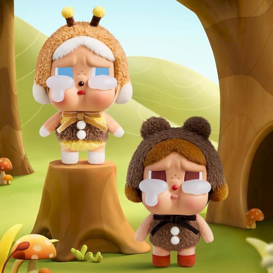 Λούτρινο Μπρελόκ Pop Mart Crybaby Crying Again Series Blind Box image 5