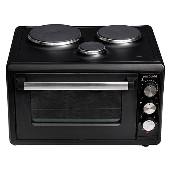 DAVOLINE 3403 EM / BL Fornetto 34 Lt Μαύρο Ηλεκτρικό Κουζινάκι image 1
