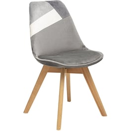 Καρέκλα Τραπεζαρίας Spitishop A-s Baya 179036a 48.5x55x81.5 cm - Γκρι