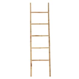 Κρεμάστρα Σκάλα από Bamboo T-d 9638195 45x2.5x170 cm - Ανοιχτό Καφέ