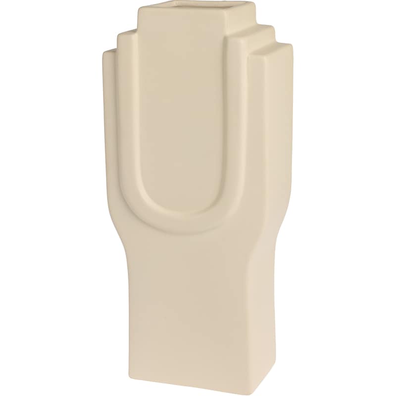 Διακοσμητικό Βάζο Spitishop Κεραμικό 9x34cm - Μπεζ