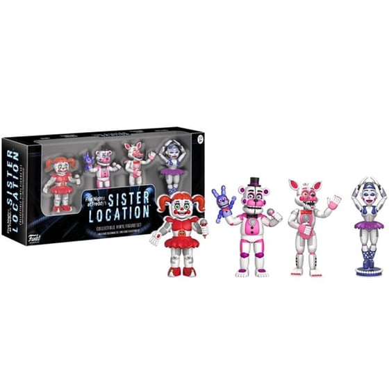 Φιγούρες Funko Pop! Vinyl 4 Pack- Circus Baby, Funtime Freddy, Ballora, Funtime Foxy [Sister Location] (Five Nights at Freddy's) image 1