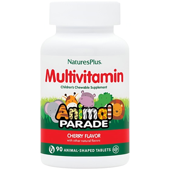 Nature's Plus Multivitamin & Mineral Source of Life Animal Parade Cherry - 90 ταμπλέτες image 0
