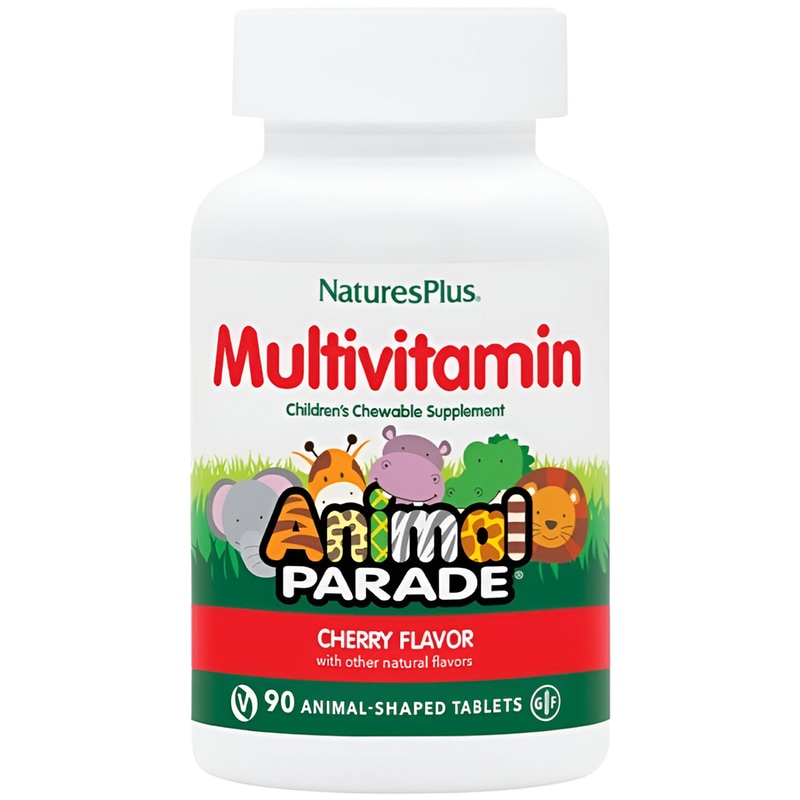 Natures Plus Multivitamin Mineral Source of Life Animal Parade Cherry - 90 ταμπλέτες