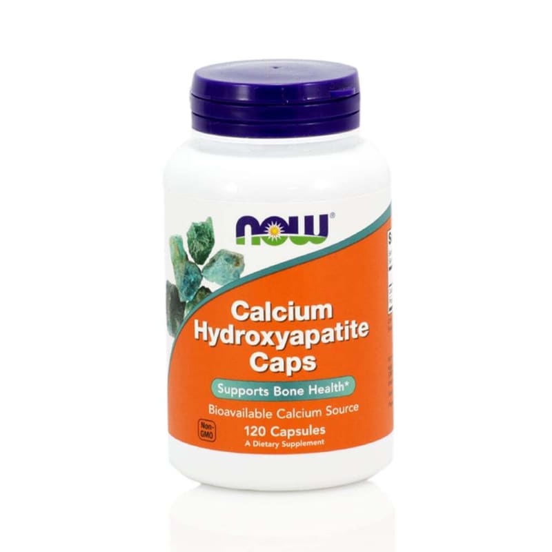 NOW Συμπλήρωμα Διατροφής Now Calcium Hydroxyapatite Caps - 120 Κάψουλες