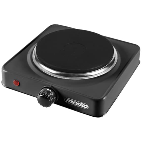 Επιτραπέζια Εστία Εμαγιέ MESKO MS 6508 1000 W Μαύρο image 0