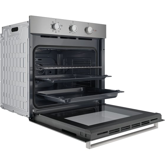 INDESIT IO K38H X 71 Lt Inox Εντοιχιζόμενος Φούρνος Άνω Πάγκου image 2