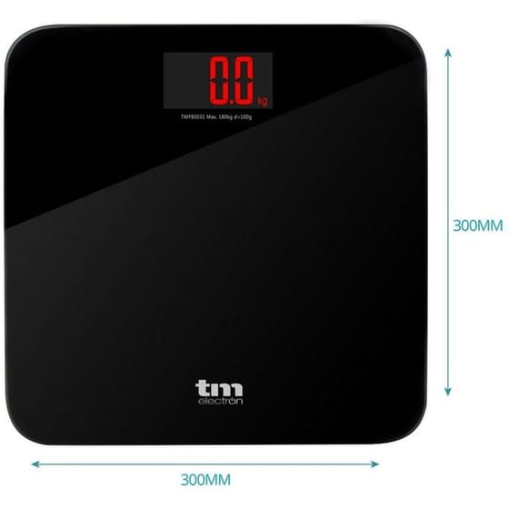Ψηφιακή Ζυγαριά Σώματος TM Electron Μαύρο image 2