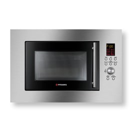 PYRAMIS 30 34011301 IX με Grill 23 Lt Inox Εντοιχιζόμενος Φούρνος Μικροκυμάτων