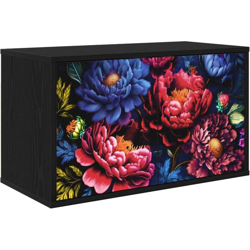 Έπιπλο Τηλεόρασης VidaXL KIEL Επιτοίχιο 69 x 33 x 40 cm - Μαύρη Δρυς