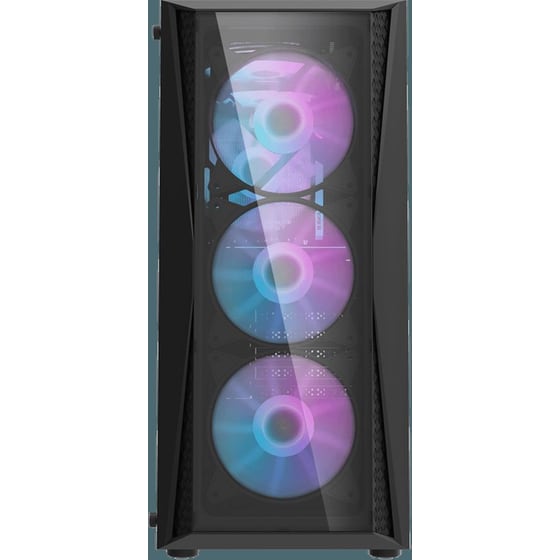 Κουτί Desktop DK352 Plus Midi Tower - Black image 3