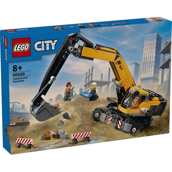 LEGO® City Yellow Construction Excavator (60420) image 0