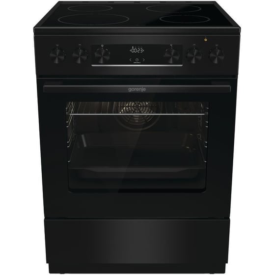 GORENJE GEC6C40BG 71 Lt Μαύρο Ηλεκτρική Κουζίνα Κεραμική image 0