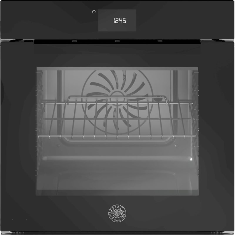 BERTAZZONI BERTAZZONI FMOD6115VLB2 76 Lt Μαύρο Εντοιχιζόμενος Φούρνος Άνω Πάγκου
