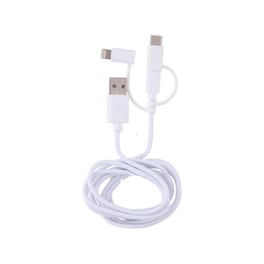 Dunlop Καλώδιο Φόρτισης Τριπλό Micro/type C/lighting Για Iphone/ipad 1.2 Μέτρα, 15009