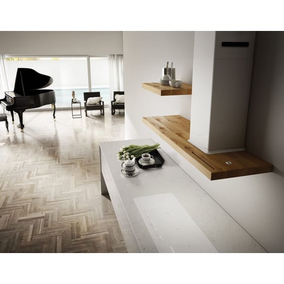 ELICA BIO WH/A 90 ROVERE 90 cm Λευκό Καμινάδα - Τζάκι Απορροφητήρας image 1