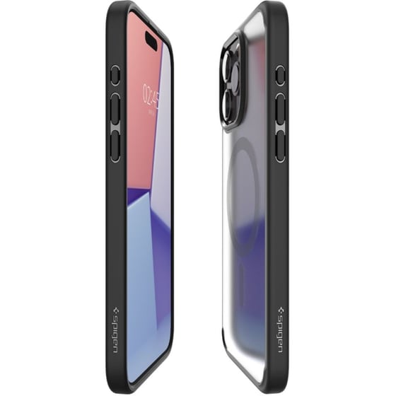 Θήκη Apple iPhone 15 Pro - Spigen Ultra Hybrid Magfit - Frost Black image 5