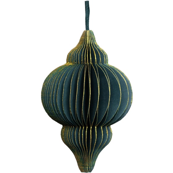 Διακοσμητικό Κόσμημα Tranquillo Χάρτινο 8 cm - Τιρκουάζ image 0