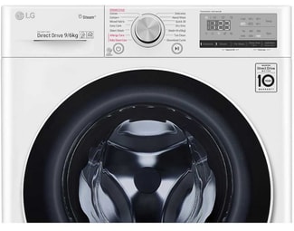 Πλυντήριο - Στεγνωτήριο Ρούχων LG F4DV509H0E 9kg/6kg AI DD™, Ατμού, TurboWash™ , Eco Hybrid 1.400 Στροφές με WiFi - Λευκό image 5