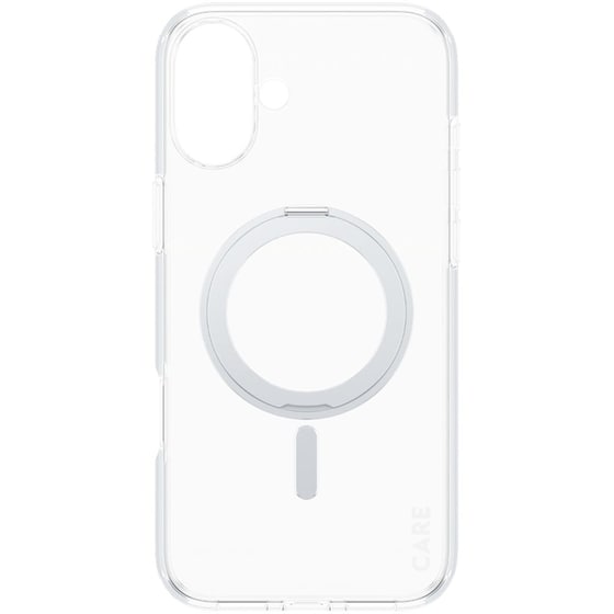 Θήκη Apple iPhone 16 Plus - PanzerGlass MagSafe Kickstand Case - Transparent with Black Stand image 1