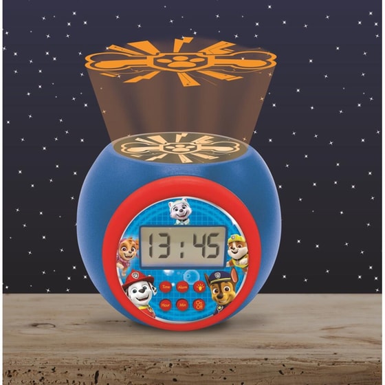 LEXIBOOK Paw Patrol Projector Alarm Clock with Timer image 1