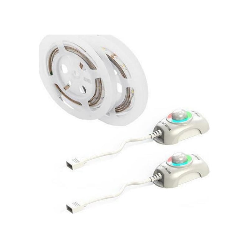 Eurolamp Αδιάβροχη Ταινία LED με Αισθητήρα Κίνησης SMD5050 12V RGB