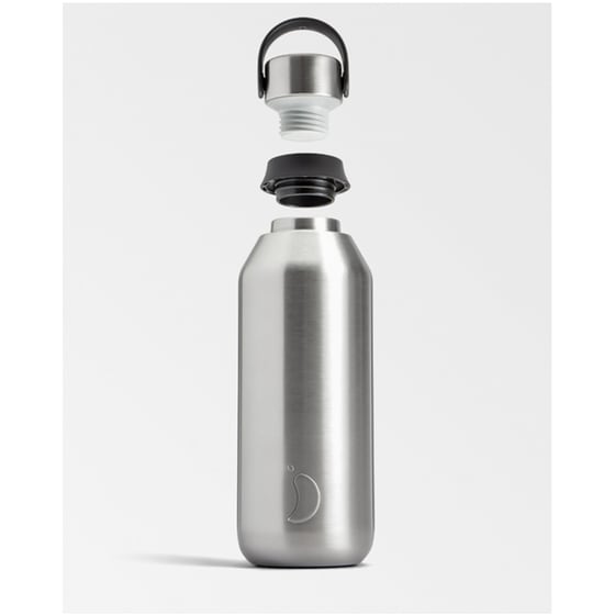 Μπουκάλι Θερμός Chilly's S2 Silver Recycled 500 ml image 2