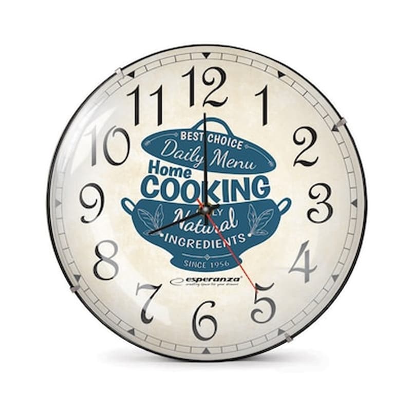 ESPERANZA Αναλογικό Ρολόι Esperanza Τοίχου Marseille Ehc018m 30 cm - Πολύχρωμο