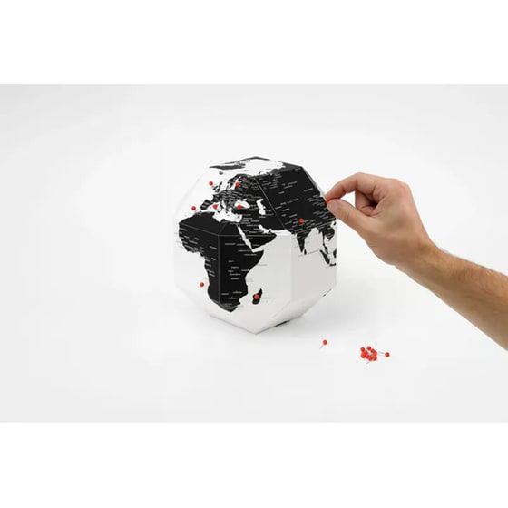 Υδρόγειος Σφαίρα Palomar Dearworld S 21cm - Λευκό/Μαύρο image 5