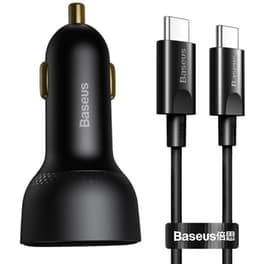 Φορτιστής Αυτοκινήτου Baseus  Superme Με Καλώδιο USB-C 100W - Μαύρο