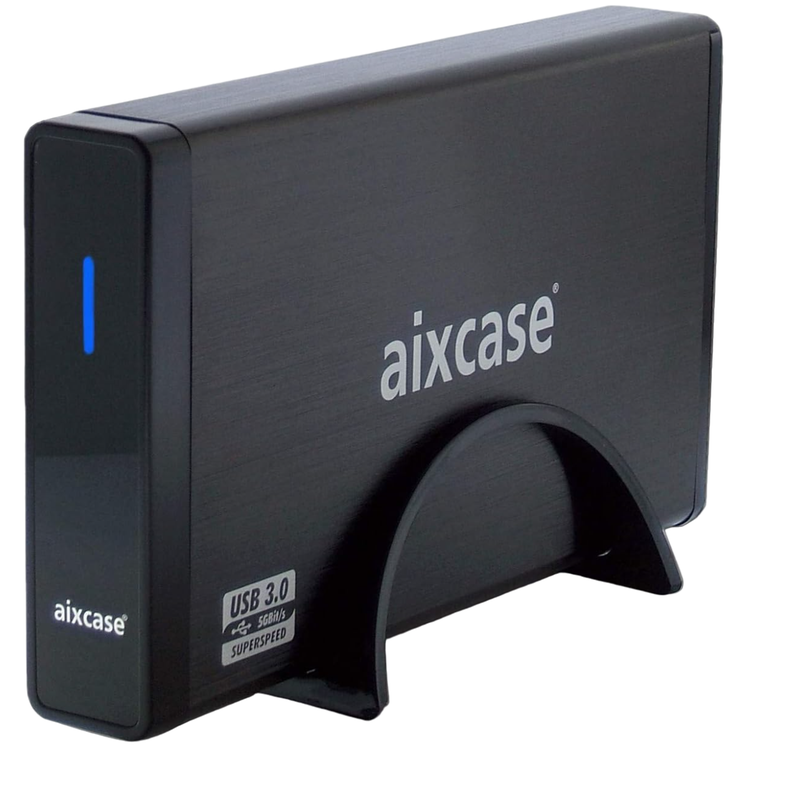 AIXCASE Aixcase AIX-BL35SU3 Θήκη Σκληρού Δίσκου 3,5 SATA Σύνδεση USB 3.0