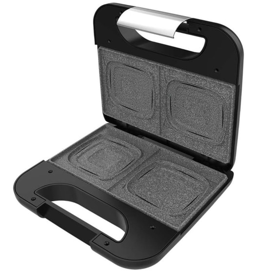 CECOTEC Rock'nToast Square + CEC-02953 800 W Ασημί Τοστιέρα- Σαντουιτσιέρα image 2