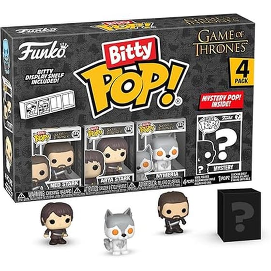 Funko Bitty Pop! Game of Thrones - Ned Stark/Arya Stark/Nymeria/Mystery 4-pack image 0