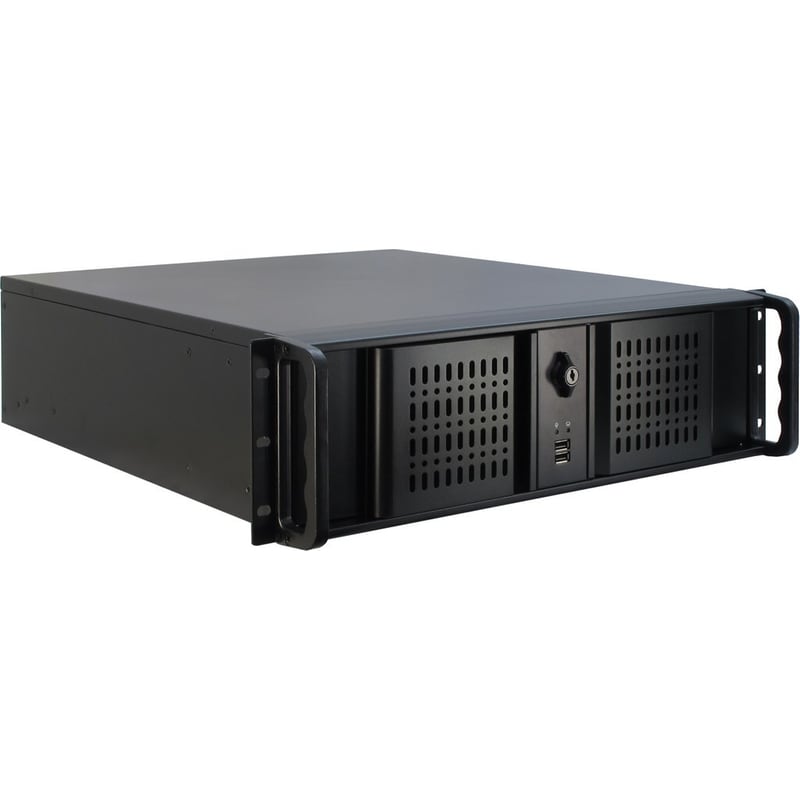 INTER-TECH Κουτί Desktop Inter-tech 3U-3098-S Rack - Μαύρο